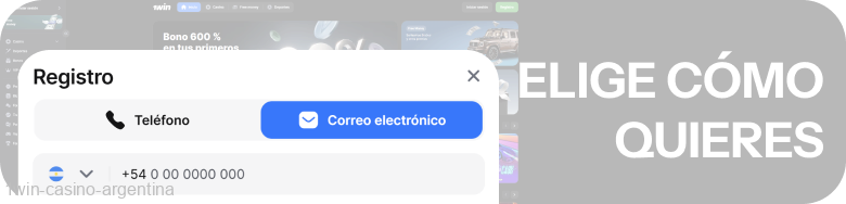 Elige cómo quieres registrarte