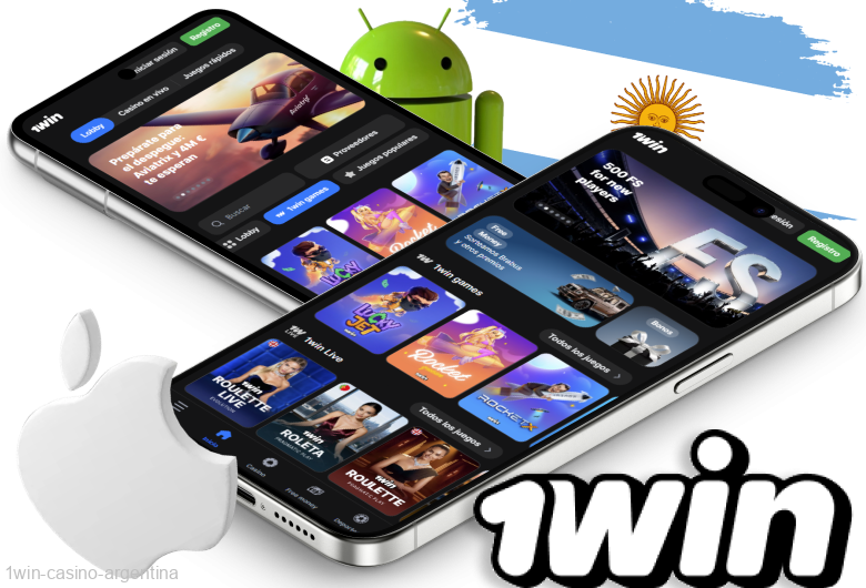 1win pone a tu disposición su archivo APK para Argentina